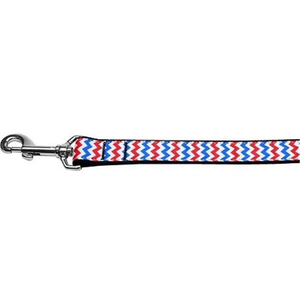 Unconditional Love Patriotic Chevrons Nylon Dog Leash 6 Foot UN847551